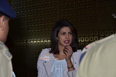 Katrina Kaif and Priyanka Chopra Snapped at the Mumbai International Airport