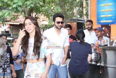 Jackky Bhagnani & Lauren Gottlieb Promoting Film 'Welcome 2 Karachi'