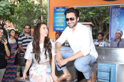 Jackky Bhagnani & Lauren Gottlieb Promoting Film 'Welcome 2 Karachi'
