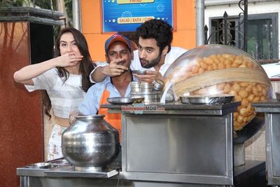 Jackky Bhagnani & Lauren Gottlieb Promoting Film 'Welcome 2 Karachi'