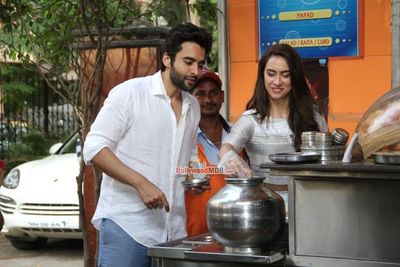 Jackky Bhagnani & Lauren Gottlieb Promoting Film 'Welcome 2 Karachi'