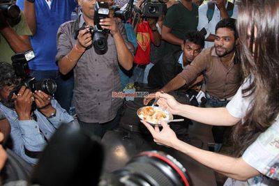 Jackky Bhagnani & Lauren Gottlieb Promoting Film 'Welcome 2 Karachi'
