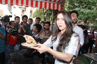 Jackky Bhagnani & Lauren Gottlieb Promoting Film 'Welcome 2 Karachi'