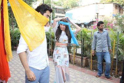Jackky Bhagnani & Lauren Gottlieb Promoting Film 'Welcome 2 Karachi'