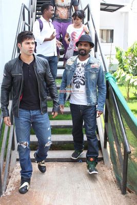 Varun Dhawan, Shraddha Kapoor, Remo D'Souza Snapped Promoting Film 'ABCD 2'