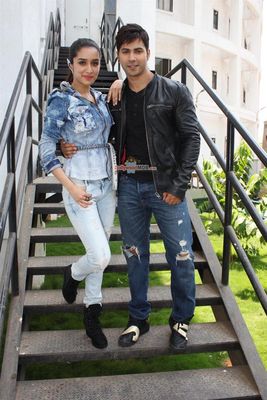 Varun Dhawan, Shraddha Kapoor, Remo D'Souza Snapped Promoting Film 'ABCD 2'