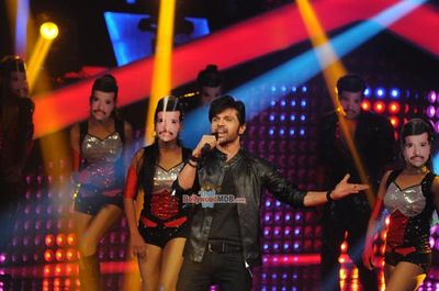 Himesh Reshammiya, Sunidhi Chauhan, Mika Singh at the Launch of & TV's New Music Reality Show