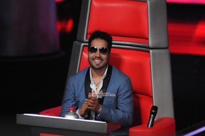 Himesh Reshammiya, Sunidhi Chauhan, Mika Singh at the Launch of & TV's New Music Reality Show