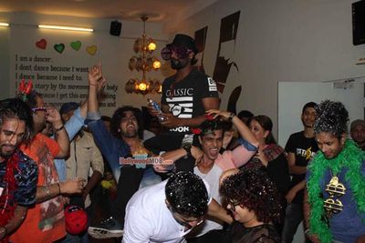 Varun Dhawan with Remo D'Souza during a Music Video Shoot for film 'Any Body Can Dance 2 (ABCD 2)'
