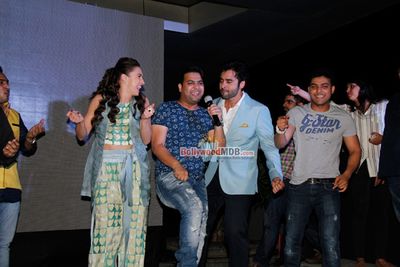 Jackky Bhagnani and Lauren Gottlieb at film 'Welcome 2 Karachi' music launch
