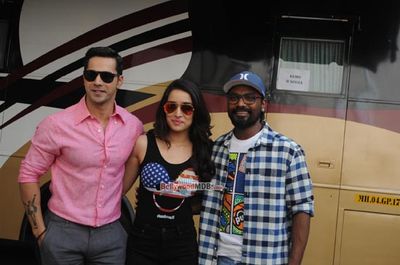 Varun Dhawan and Shraddha Kapoor at film 'ABCD 2' Promotions in Mumbai