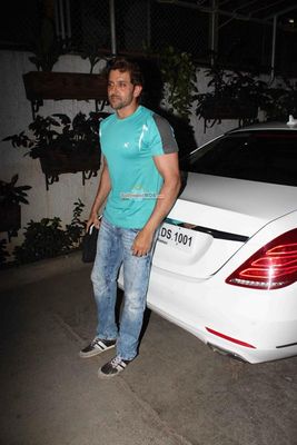 Hrithik Roshan Snapped at Screening of film 'Welcome 2 Karachi' in Mumbai