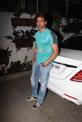Hrithik Roshan Snapped at Screening of film 'Welcome 2 Karachi' in Mumbai