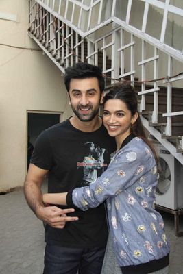 Ranbir Kapoor and Deepika Padukone at film 'Tamasha' Media Interaction