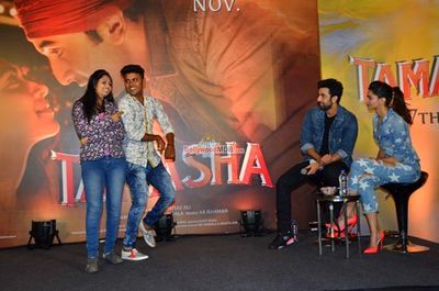 Ranbir Kapoor and Deepika Padukone Launch 'Tamasha' Chemistry Meter