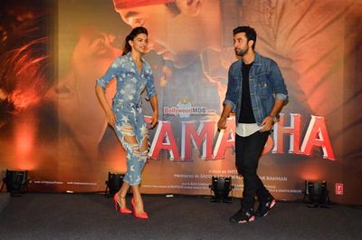 Ranbir Kapoor and Deepika Padukone Launch 'Tamasha' Chemistry Meter