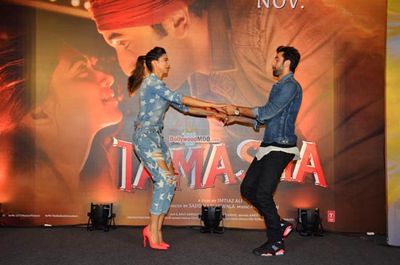 Ranbir Kapoor and Deepika Padukone Launch 'Tamasha' Chemistry Meter