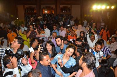 Ranbir Kapoor and Deepika Padukone Launch 'Tamasha' Chemistry Meter