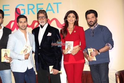 Amitabh Bachchan, Anil Kapoor, Varun Dhawan at Shilpa Shetty Kundra's book Launch 'The Great Indian Diet'