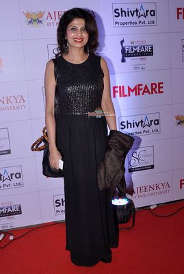 Varun Dhawan, Vidya Balan and Riteish Deshmukh along with Top Marathi Cinema Celebs at Ajeenkya DY Patil University Marathi Filmfare Awards 2014