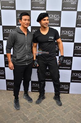 Varun Dhawan and Baichung Bhutia shoot Ponds Men ad