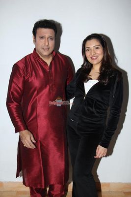 Govinda snapped with daughter Tina Ahuja