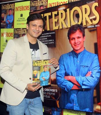 Vivek Oberoi at Society Interiors New Magazine Cover Launch
