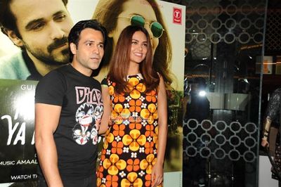Emraan Hashmi and Esha Gupta during the launch of their Video Music Album 'Main Rahoon Ya Na Rahoon'