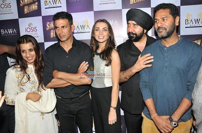 Akshay Kumar and Amy Jackson at special screening of their film 'Singh is Bliing'