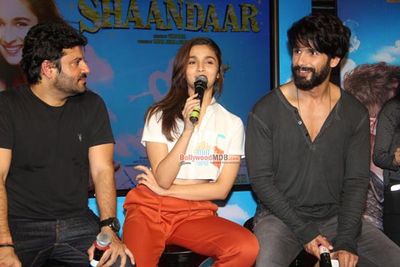 Shahid Kapoor & Alia Bhatt At Song Launch Of Film 'Shaandaar'