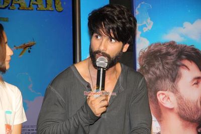 Shahid Kapoor & Alia Bhatt At Song Launch Of Film 'Shaandaar'
