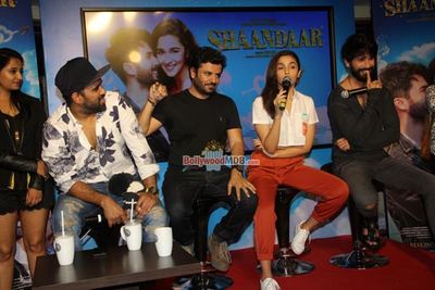 Shahid Kapoor & Alia Bhatt At Song Launch Of Film 'Shaandaar'