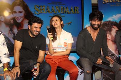 Shahid Kapoor & Alia Bhatt At Song Launch Of Film 'Shaandaar'