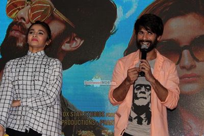 Alia Bhatt, Shahid Kapoor at 'Shaandaar' song launch 'Raita phail gaya'
