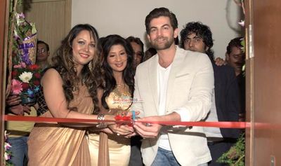 Neil Nitin Mukesh at the unveiling of the first state of the art Music Recording Studio - AR Music Studio by Singer Rani Hazarika & actor Aakarsha Sinha, Music composer Jaan Nissar Lone