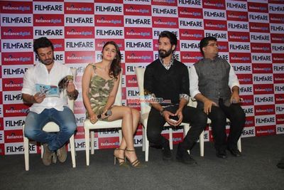 Alia Bhatt and Shahid Kapoor at latest FILMFARE Magazine cover launch