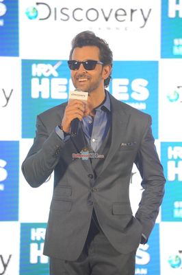 Hrithik Roshan at the Launch of Discovery Channel's New Show HRX Heroes