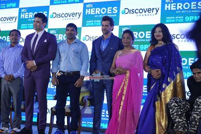 Hrithik Roshan at the Launch of Discovery Channel's New Show HRX Heroes