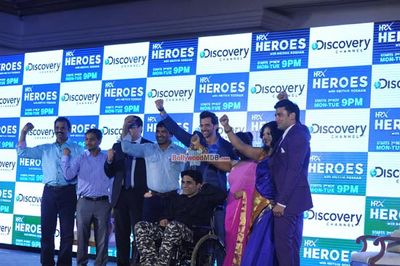 Hrithik Roshan at the Launch of Discovery Channel's New Show HRX Heroes