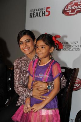 Band Ambassador Kajol launches film Future Child for NGO Help a Child Reach 5