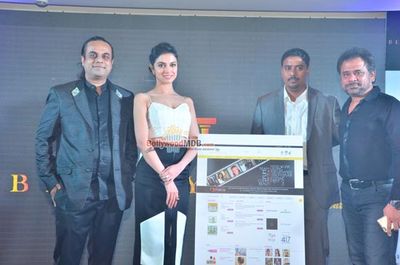 Shibani Kashyap, Divya Khosla Kumar, director Anees Bazmee at the launch of Beautypolis in Mumbai