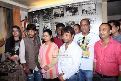 Rajpal Yadav at film 'Kutumb' Song Recording