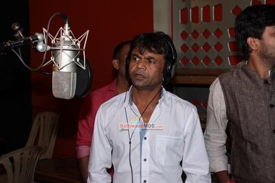 Rajpal Yadav at film 'Kutumb' Song Recording