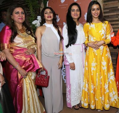 Celebs at Padmini Kolhapure & Sita Talwalkar's Padmasitaa launch at the IMC Ladies' Wing Exhibition