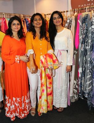 Celebs at Padmini Kolhapure & Sita Talwalkar's Padmasitaa launch at the IMC Ladies' Wing Exhibition