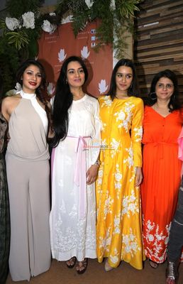 Celebs at Padmini Kolhapure & Sita Talwalkar's Padmasitaa launch at the IMC Ladies' Wing Exhibition