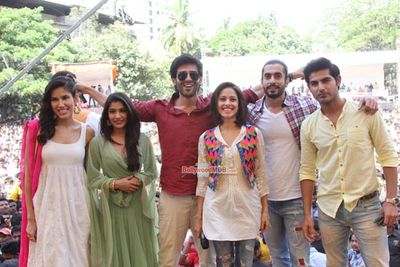 Film 'Pyaar Ka Punchnama 2' stars at Dahi Handi 2015 Celebrations