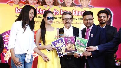 Mugdha Godse, Parikshit Sahni, Yuvika Chaudary at the Launch of Harley Food