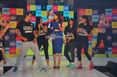 Sunny Leone at the launch of her fitness DVD titled 'Super hot Sunny mornings'