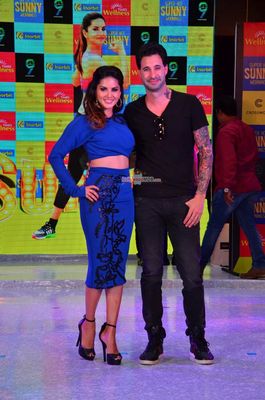 Sunny Leone at the launch of her fitness DVD titled 'Super hot Sunny mornings'
